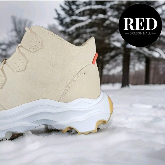 Sorel Kinetic Breakthru Caribou Waterproof Boots Nova Sand Stone - Women's Sz 11 - Picture 15 of 16